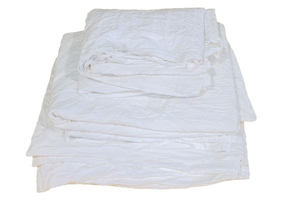White Bed sheet rags
