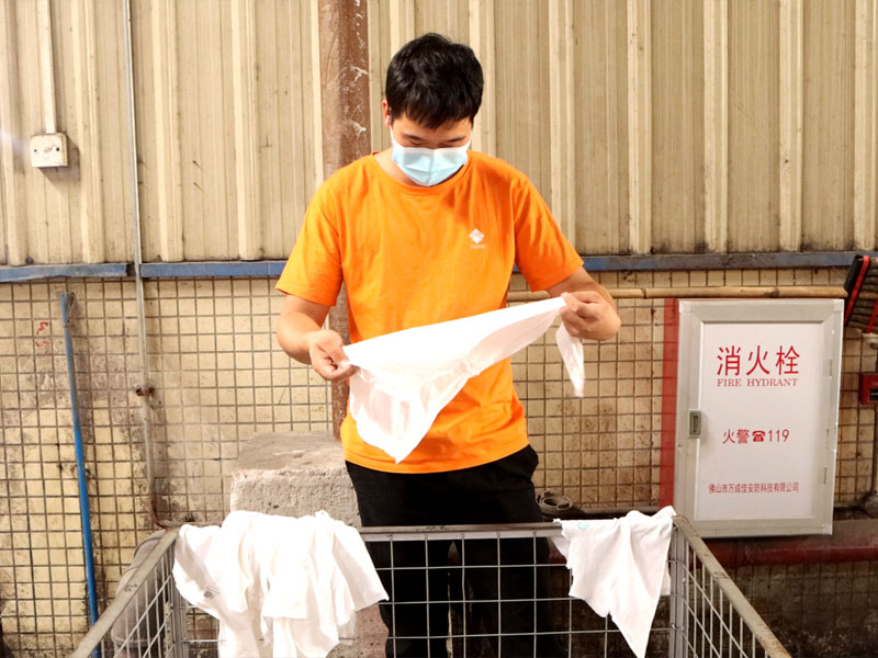 mixed rags sorting 