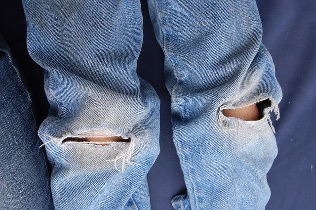 Jeans vintage rasgados
