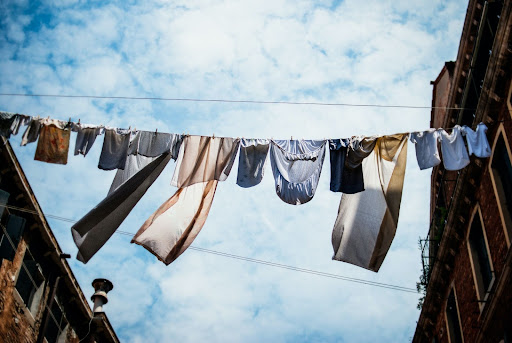 Lavar roupas usadas