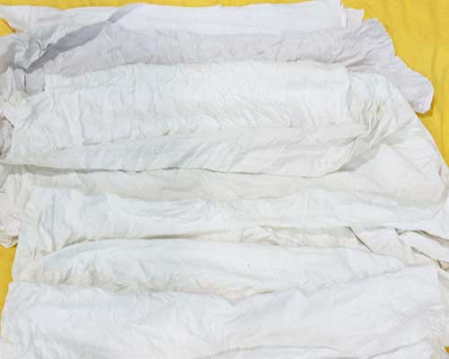 cutted pure white rags