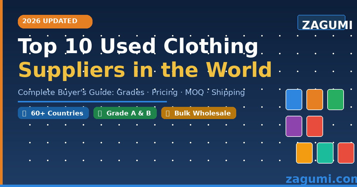 Top 10 Used Clothing Suppliers in the World (2026) Zagumi