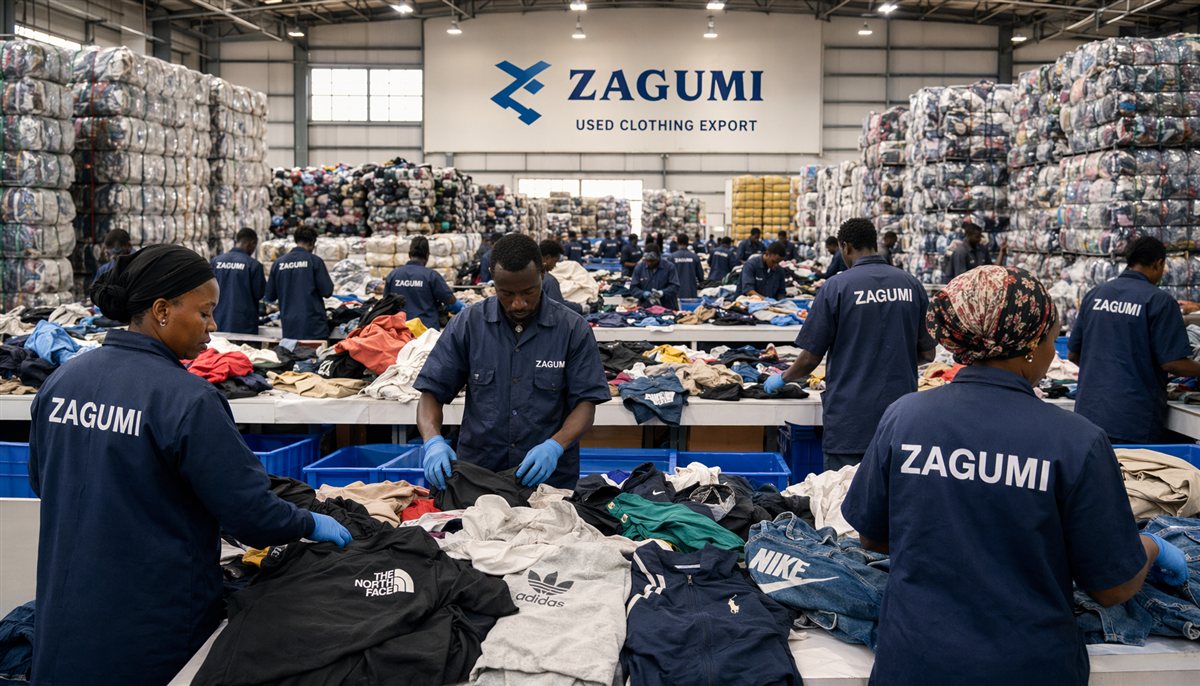 trustworthy branded used clothing wholesalers sorting and inspection process at Zagumi factory trustworthy branded used clothing wholesalers sorting and inspection process at Zagumi factory