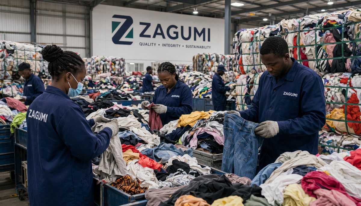 used clothing suppliers customized bale weights sorting and inspection process at Zagumi factory used clothing suppliers customized bale weights sorting and inspection process at Zagumi factory
